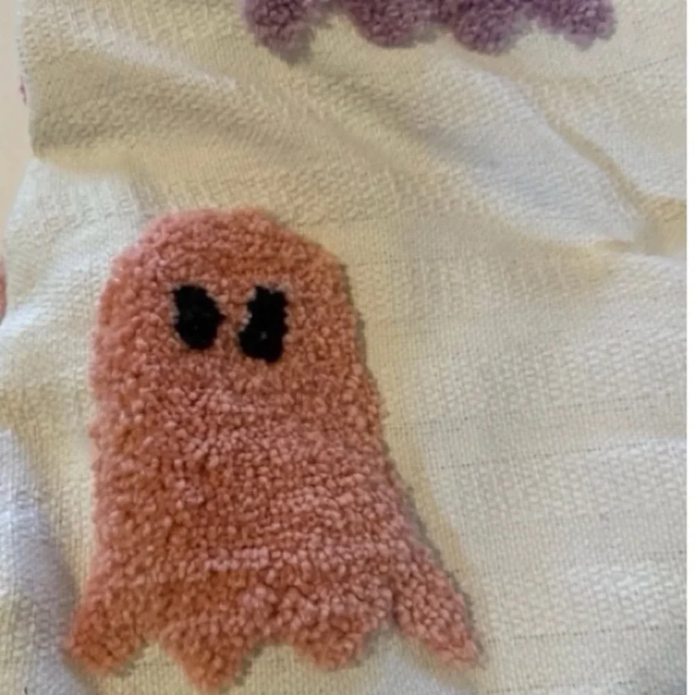 Rachel Zoe Pink Purple Ghost Summerween Blanket